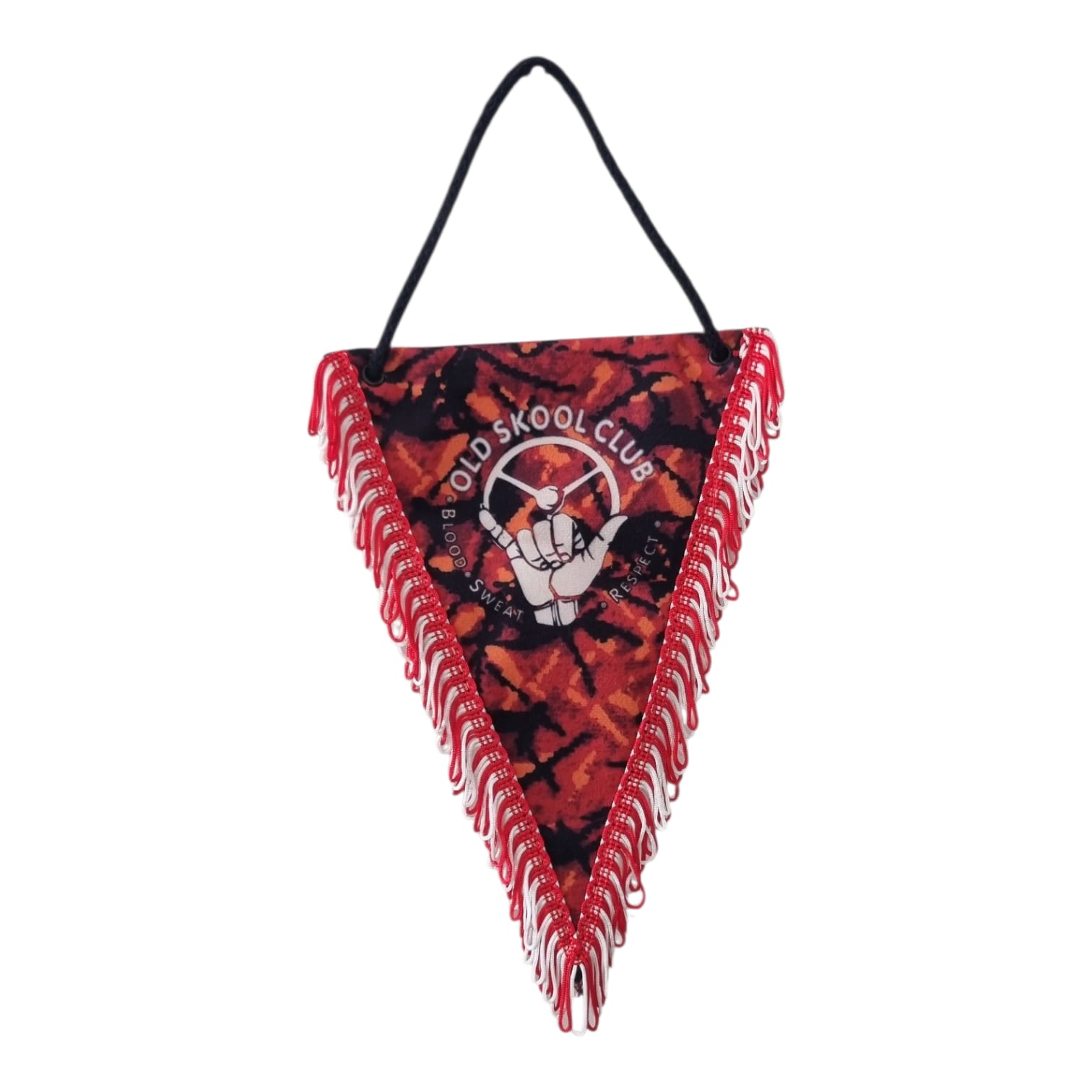 Pluszowy proporczyk do samochodu ciężarowego TIR z frędzelkami